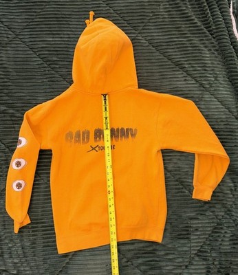Bad Bunny Official Merch 2019 X100pre Tour Hoodie ~ YELLOW ~ Size