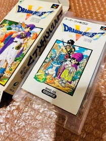 Dragon Quest V Super Famicom SFC Japan NTSC-J CIB Tested Working RPG Enix