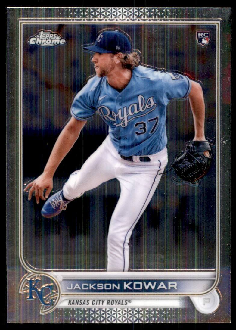 2022 Topps Chrome Jackson Kowar RC Kansas City Royals #188