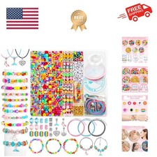 2435PCS Bracelet Making Kit Including All Kinds of Beads for Jewelry Making, ...