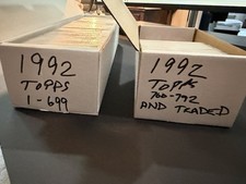 1992 Topps (792) & Topps Traded (132 ) MLB complete set Ripken, Ramirez, Varitek
