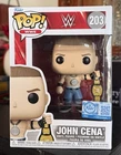 Funko Pop! WWE: JOHN CENA w/Spinner Championship Belt #203  Walmart Exclusive
