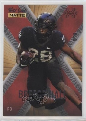 2022 Wild Card MATTE X-Plode Gold - Red X 5/10 Breece Hall #MXP-4 Rookie RC 0lm