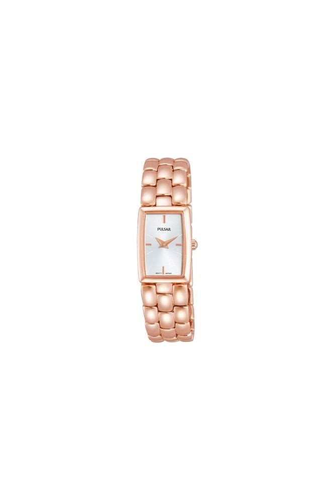 Pulsar Ladies Rose Gold Plated Bracelet Watch PJ4004X1 PNP