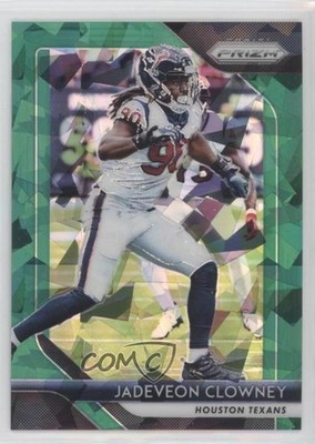2018 Panini Prizm Green Crystals Prizm 64/75 Jadeveon Clowney #123 2qw