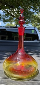 Blenko Sun Face Decanter | eBay