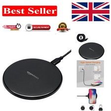 15W Qi Certified Wireless Charging Pad - Compatible with iPhone/Samsung Devices