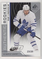 2018-19 Upper Deck SP Game Used Authentic Rookies 23/26 Par Lindholm #126 4re