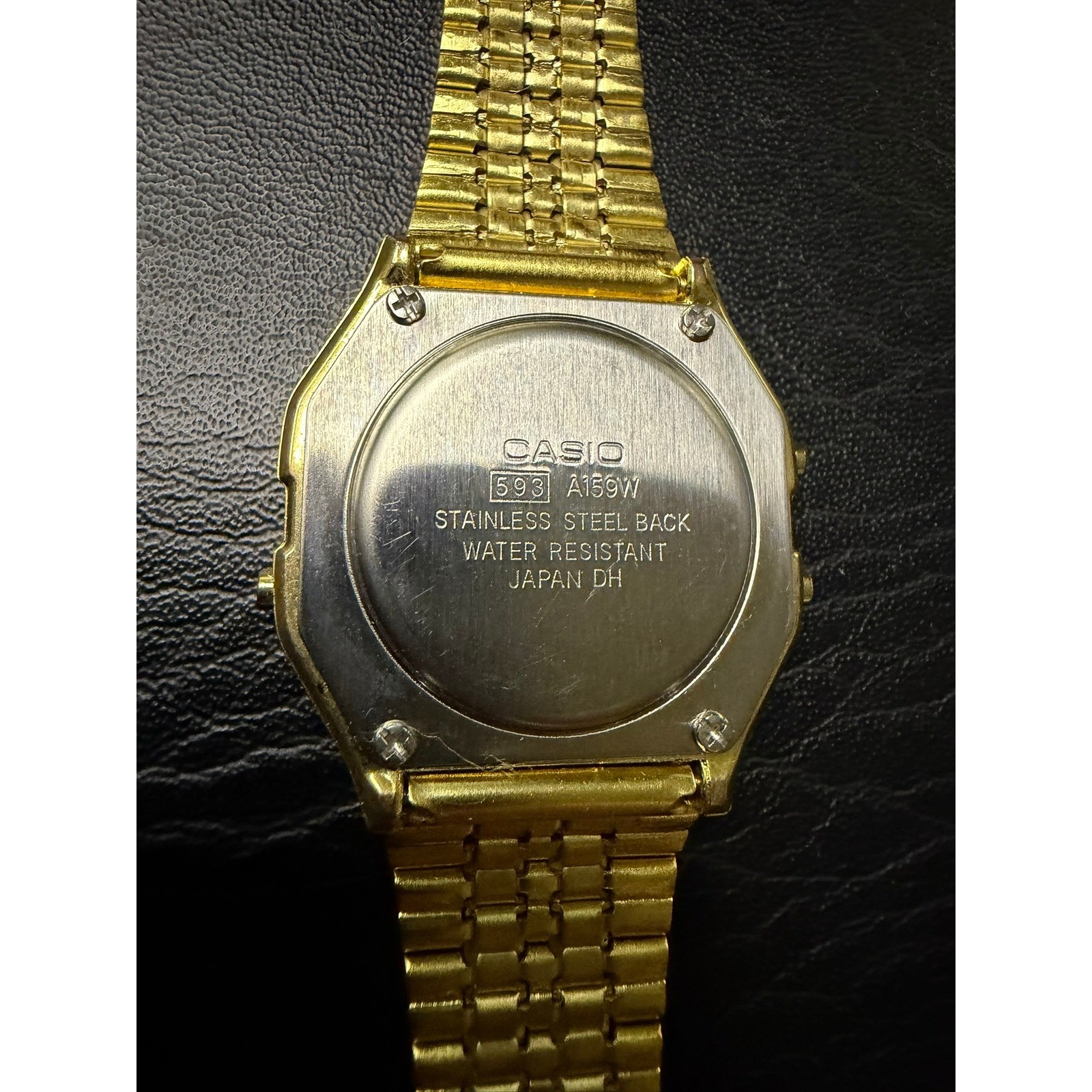 Casio A159W Digital Watch Gold Tone Stainless Steel A… - Gem