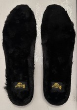 NIB Dr. Martens Warmwair Fur Insoles Enhanced Insulation Warmth USA Size 7 Black