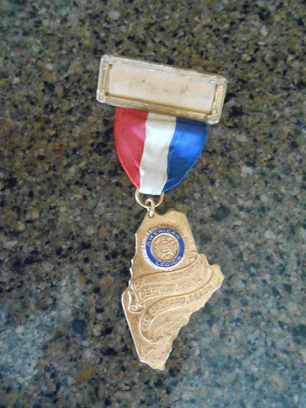 Whitehead & Hoag medal 1947 American Legion Dept. of Maine Old Orchard Beach
