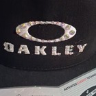 Oakley Rhinestone Bling Hat Cap Black Flexfit 110 Snapback Y2K Streetwear NWT — photo 9
