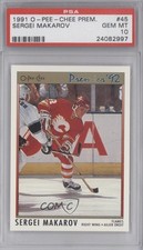1991-92 O-Pee-Chee Premier Sergei Makarov #45 PSA 10 GEM MT HOF 0l2