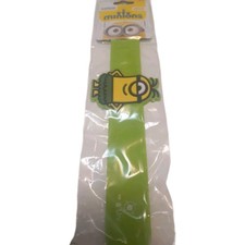 Despicable Me New Slap Band Wristband Bracelet Minion Stuart Carl Neon Green
