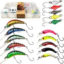 Lure set msixm Fishing tackle set fishing area Stream Lures including trout