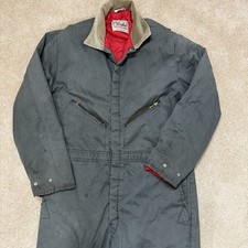 Walls Blizzard Pruf Insulated Navy Coveralls Mens XL Tall 46-48 Corduroy USA