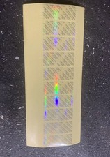 40 Blank AUTHENTIC AUTOGRAPH HOLOGRAPHIC LABELS STICKERS SPORTS Cards Custom
