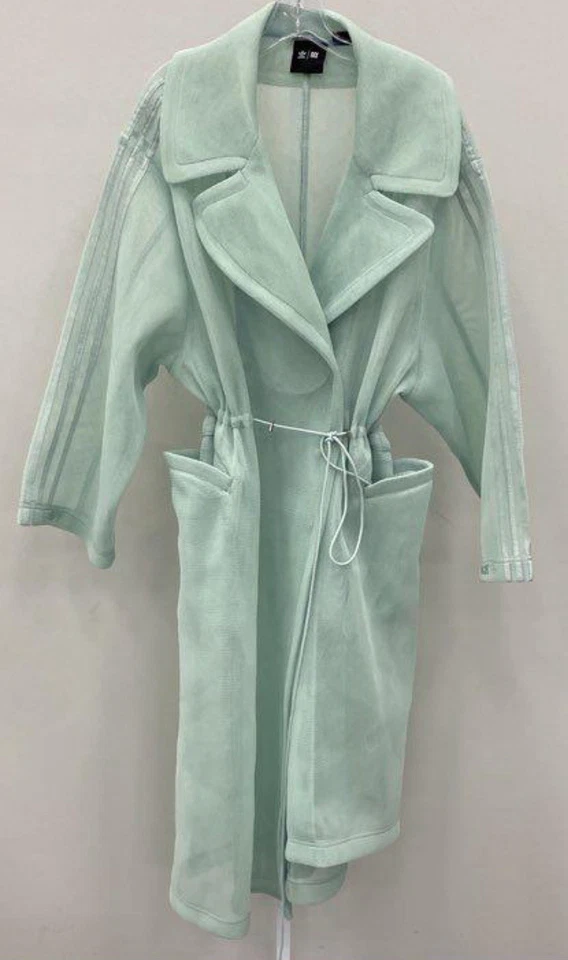 Chaqueta asimétrica IVY PARK Adidas verde tinte menta transparente, talla S Foto 2 de 4