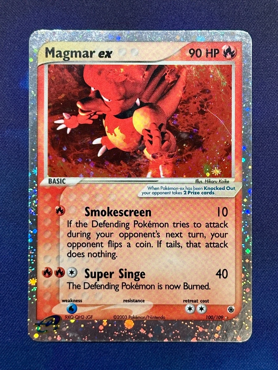 Fire Pokémon TCG EX Ruby & Sapphire Individual Trading Card Games