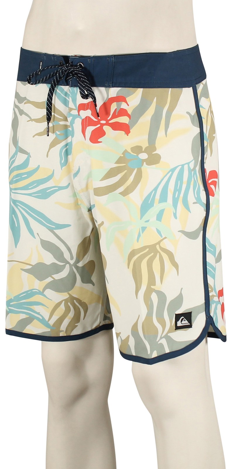 Пляжные шорты Quiksilver Surfsilk Scallop 19 - Темно-белые - 11790₽