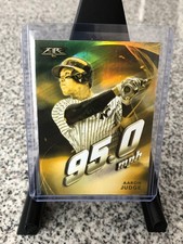 2019 Topps Fire Maximum Velocity Gold Minted Aaron Judge #MV-4 New York Yankees
