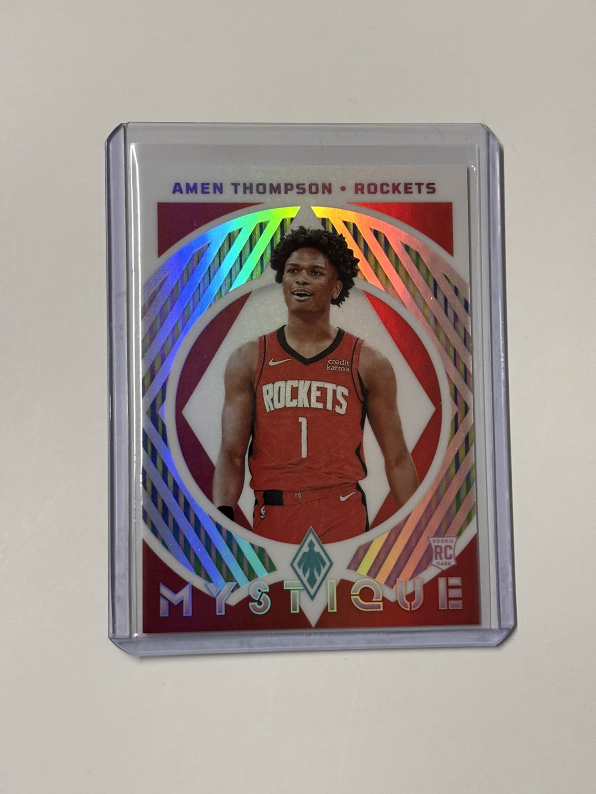 2023-24 Panini Phoenix - Mystique Amen Thompson #6 Red /125 (RC)