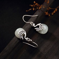 Court Style Phoenix Vintage Earrings New Chinese Ethnic Women Jewelry