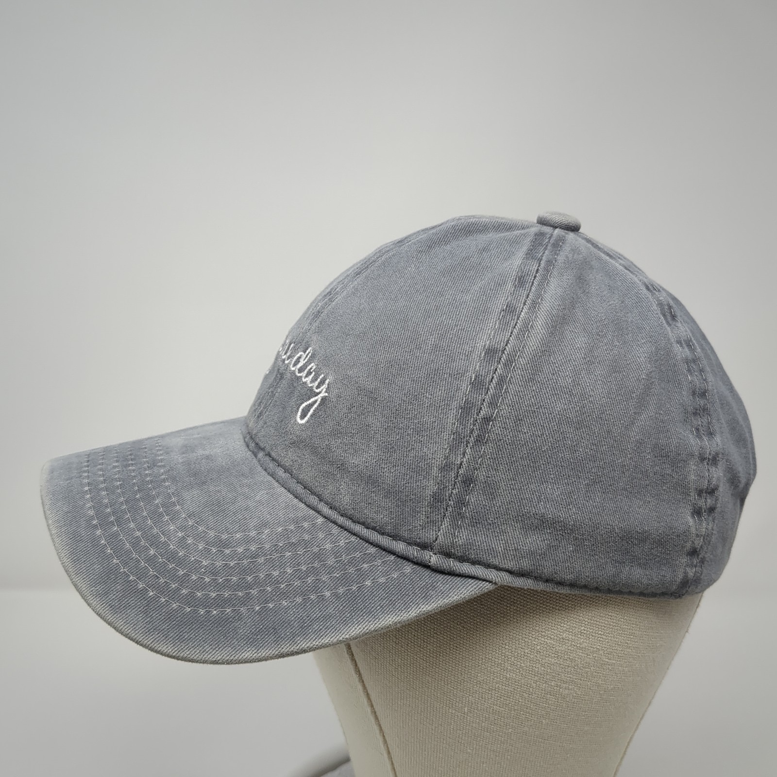 Game Day Slideback Hat Solid Gray One Size Embroi… - image 3