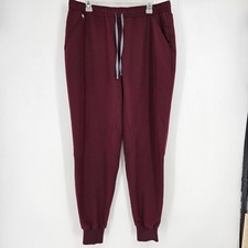 Figs Scrub Pants Mens XL Tansen Nurses Healthcare Uniforms Jogger Burgundy