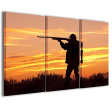 STAMPE SU TELA HUNTING II CACCIA 2024 QUADRO MODERNO SCENE DI CACCIA STAMPA TELA