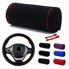 Car Steering Wheel Cover DIY Anti-Slip Multicoloured Steering Wheel Protector