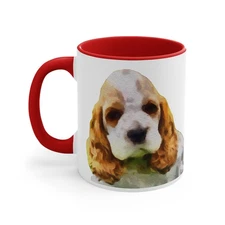 Cocker Spaniel 'Hogan' Ceramic Accent Coffee Mug, 11oz