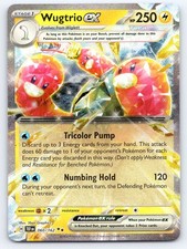 Wugtrio ex Temporal Forces 060/162 Pokemon Double Rare Holofoil NM