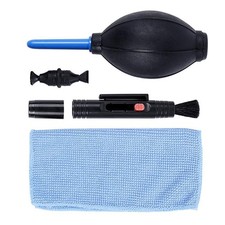 3 in 1 Camera Cleaning Kit Suit Dust Cleaner Brush Air Blower Wipes Clean Cloth