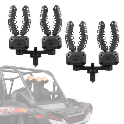4pcs Bow Rack Auto Grip Hunting Tool Rubber Holder Gear Mount For Sportsman RZR