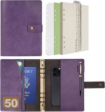 Leder Notizbuch A5 Ringbuch Nachfüllbar Echtleder Organizer