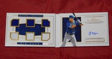 2019 National Treasures Ryan O'Hearn RC Six Pack Material Auto Booklet 90/99