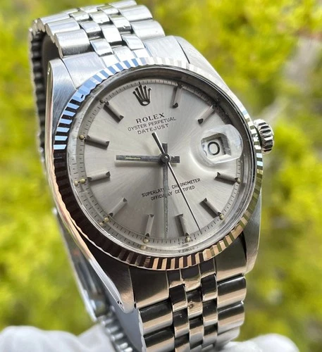 Rolex Datejust 1601 Vintage White Gold & Steel 36mm - RECENTLY SERVICED! {1971}