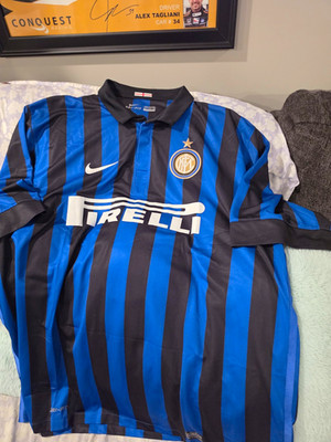 Nike Inter Milan Dri-FIT Pirelli Home Soccer Jersey XXL Blue/Black