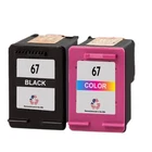 Compatible Ink Cartridges HP 67 Black / Color Combo Variation-USA