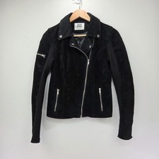Vero Mod Suede Jacket Woman's Size Medium (10) Shirt Biker