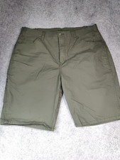 Dickies Shorts Mens 36 Green Relaxed Fit Rips...