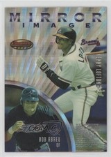 1997 Bowman's Best Mirror Image Atomic Refractor Kenny Lofton Bobby Abreu b5f