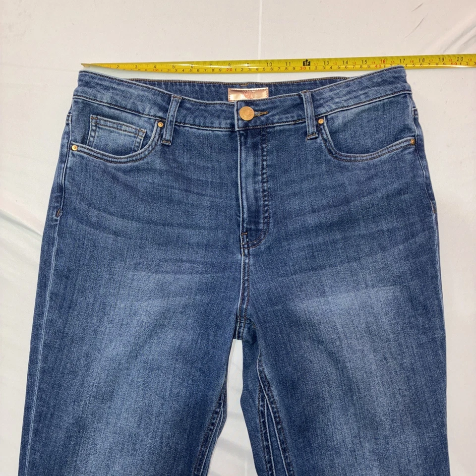 Pantalones de mezclilla acampanados al tobillo Kut From The Kloth Kelsey Fab Ab para mujer talla 12 Foto 3 de 4