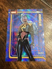2026 Topps Chrome Marvel Comics Storm #169 Spider-Web Red/Blue Refractor /62