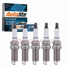 5 pc Autolite Platinum Spark Plugs for 2015-2016 Volvo V60 2.5L L5 Ignition iy