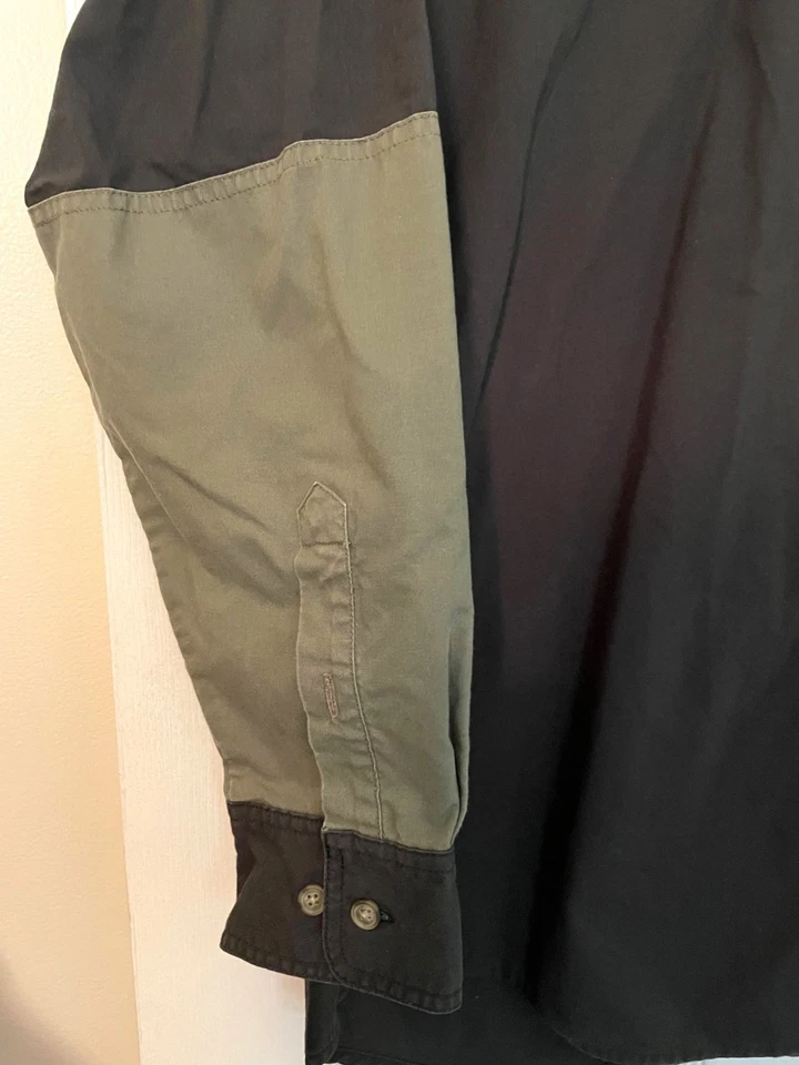Cabelas Mens Olive Long-Sleeve Hunting Shirt US Sportsmen Alliance Sz Large Tall - Image 2 of 4