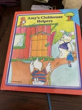 Vintage 1989 World Book Amy’s Clubhouse Helpers Hardcover Storybook Picture Book