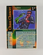 Chaos Chancer #15 - Cut-Ups, On The Edge CCG card (1995 Atlas) Condition