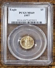 1999 American Gold Eagle 1/10 oz – ICG MS69 – $5 Gold – Graded Bullion Coin